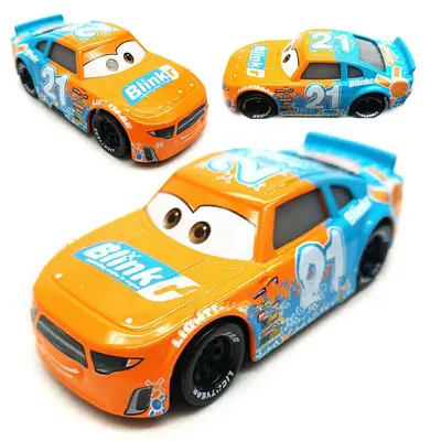 Disney Pixar Cars NO.21 Speedy Comet Diecast Modell Spielzeug Autos 1:55 Kinder