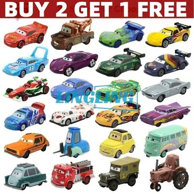 Disney Pixar Cars McQueen Sally Hudson Mater King Die-cast Toys