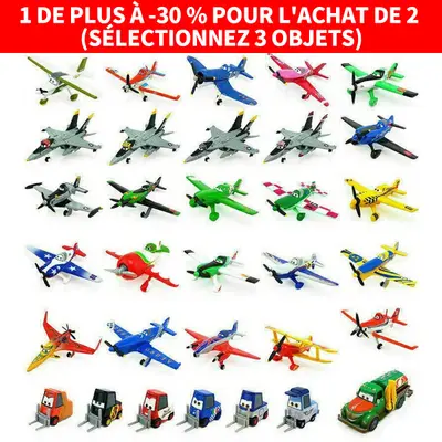 Mettal Disney Pixar Avions N°7 Dusty Crophopper 1:45Metal Diecast Model Skipper