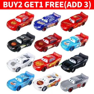 Disney Pixar Cars Lightning McQueen Serie Maßstab 1:55 Metallauto Kolben Cup