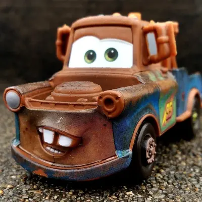 ⭐Disney Pixar Cars McQueens beste Freundin Tow Mater Metall Druckguss Spielzeug