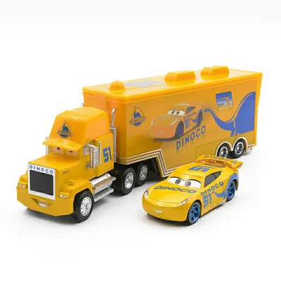 2er Pack Disney Pixar Cars Nr.51 DiNOco Cruz & Hauler Truck Diecast