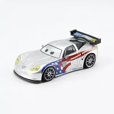 Disney Pixar Car Metallic Jeff Gorvette 1:55 Diecast Modellauto Spielzeug