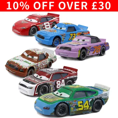 Disney Cars Digital Number Racers No.54 73 84 76 Diecast Modell Spielzeugauto