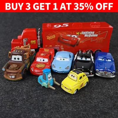 Disney Pixar Cars 8 Stck. klassischer Stil Mater Doc Hudson Legierung Modell