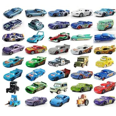 Disney Pixar Cars Racers of Lightning McQueen Diecast Toy Vehicle 1:55 Kids Gift