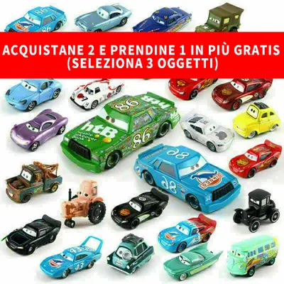 Disney Pixar Cars McQueen & Cruz 1:55 Druckguss Spielzeug Weihnachten Comic