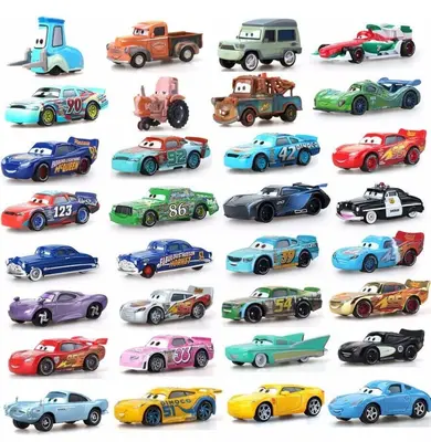 Disney Pixar Cars Lightning McQueen 1:55 Diecast Model Car Toys Gift Boy Loose