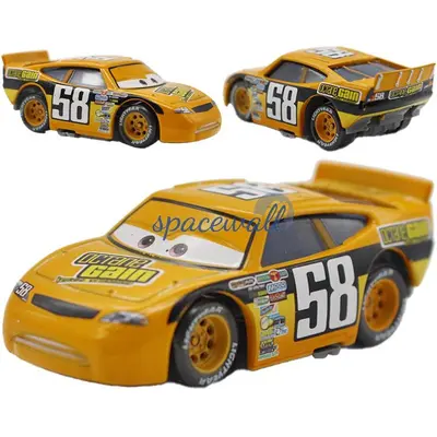Disney Pixar Cars NO.58 OCTANE GAIN Diecast Modell Spielzeug Auto 1:55 Kinder