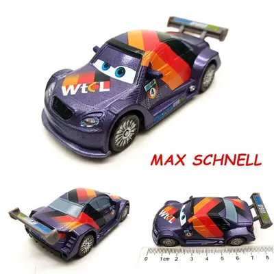 Disney Pixar Cars GERMAN RACER MAX SCHNELL World Grand Diecast Spielzeugauto
