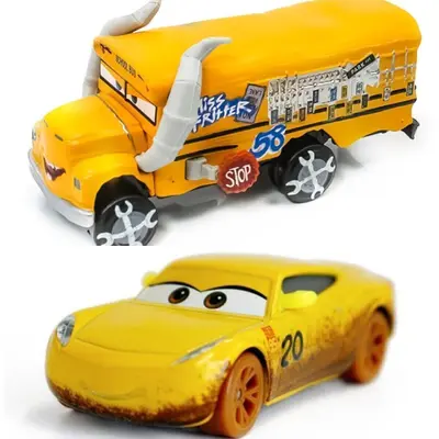 1 ~ 4 Stck. Crash Party Miss Fritter Cruz Ramirez Disney Pixar Cars Druckguss