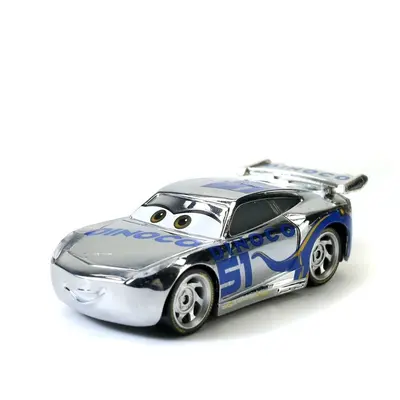 Disney Pixar Car 51 silber Cruz Kleinwagen Fahrzeug Diecast 1:55 Modellauto