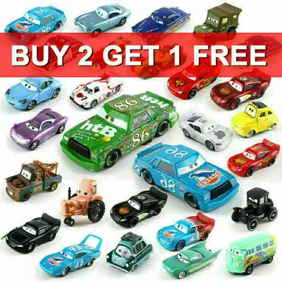 Disney Pixar Cars McQueen & Cruz 1:55 Die-cast Toys X-mas BD Geschenk