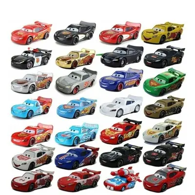 Toy Car Disney Pixar Cars Lot No.95 Lighting McQueen 1:55 Diecast Model Car New