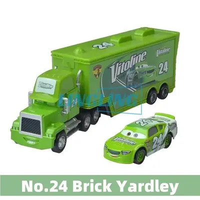 Disney Pixar Cars No.24 Brick Yardley Hauler Truck + Autos Fahrzeug Diecast
