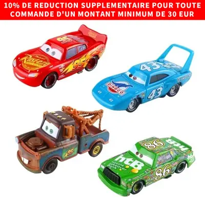 Disney Pixar Auto Mcqueen Chick Hicks The King Mater Collection Toys 1:55