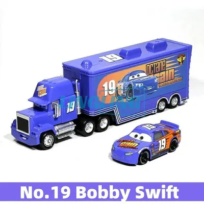 Disney Pixar Cars Nr.19 Bobby Swift Hauler Truck Druckguss Modell