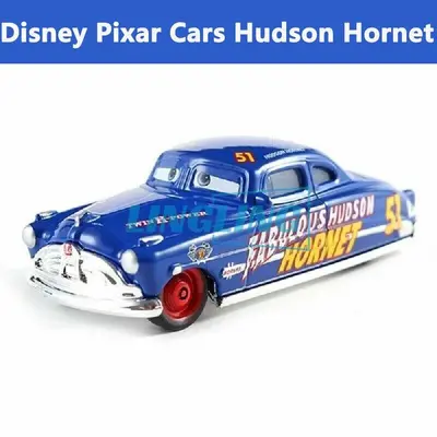 Disney Pixar Cars No.51 Fabulous Hudson Hornet 1:55 Diecast Model Toys Car Metal