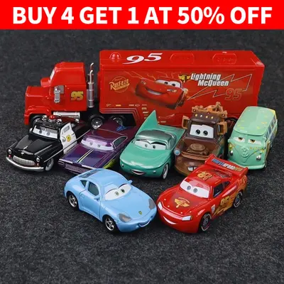 Disney Pixar Cars 8 Stück Classic Style Mcqueen Sally Holley Finn Alu