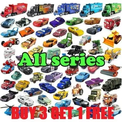 Disney Pixar Cars Lot Lightning McQueen 1:55 Diecast Model Car Toys Gift Kids