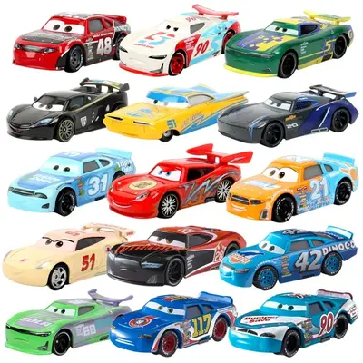 New Disney Pixar Cars Lot Lightning McQueen 1:55 Diecast Model Car Toy Kid Loose