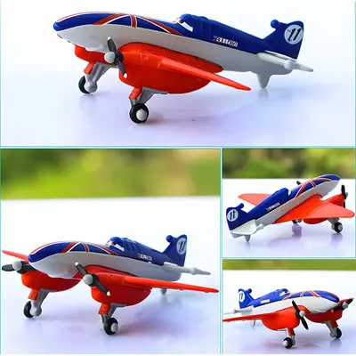 Disney Pixar Planes NO.11 Englische Bulldogge Diecast Modellflugzeuge Spielzeug