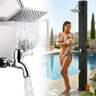 Strattore Solardusche Gartendusche Pooldusche Regendusche Außendusche Dusche