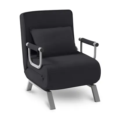 Makika Schlafsofa Klappsofa Sofabett Schlafsessel Klappbar Armlehne Gästebett