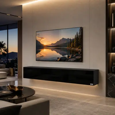 Makika TV Schrank hängend Lowboard Fernsehtisch Hochglanz Unterschrank Sideboard