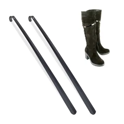Schuhlöffel lang Metallschuhlöffel Metall Schuhanzieher Anziehhilfe für Schuhe