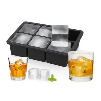 3x Eiswürfelformen Silikon XXL flexibel BPA-frei spülmaschinenfest