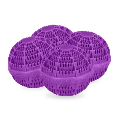 Waschball Waschmittelkugel 4er Waschei Set Waschmaschinenball Bio-Waschkugel