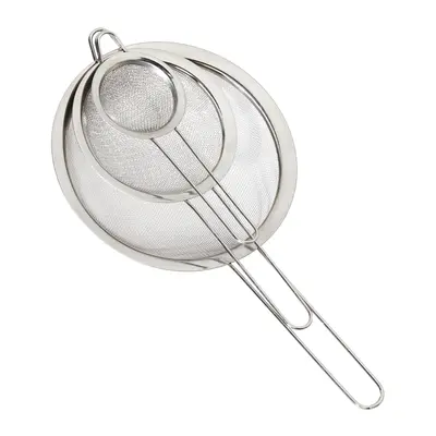 Küchensieb set 3-teilig spülmaschinenfest Haushaltssieb Set Edelstahl Sieb Set