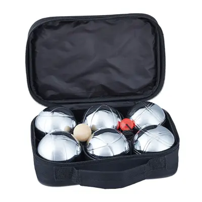 Boule set Boules Spiel 6 Kugeln Tragetasche Boccia Set Petanque Set Boulespiel