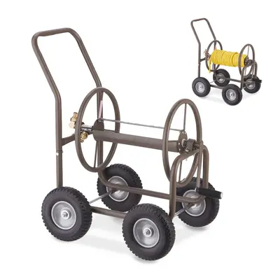 Schlauchwagen Gartenschlauchwagen Schlauchtrommel Schlauchaufroller 4 Reifen