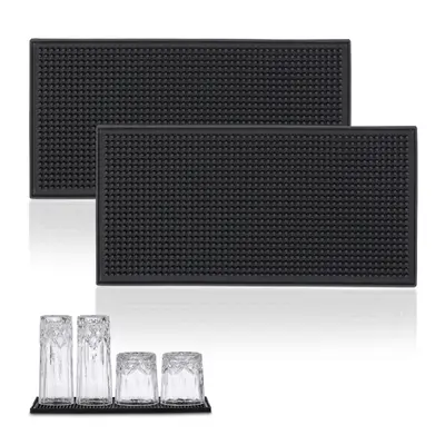 Barmatte Abtropfmatte Cocktailmatte Barunterlage rutschfest PVC Tropfunterlage