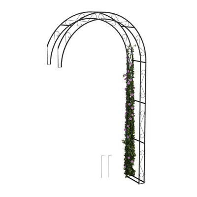 Rosenbogen Halbbogen Rankbogen Gartenbogen Halbrosenbogen Rankhilfe Bogen Metall