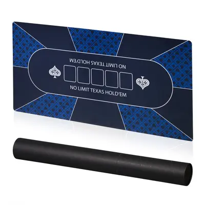 Pokermatte Pokertischauflage Poker Tischmatte Pokerteppich Pokerplatte 120x60 cm