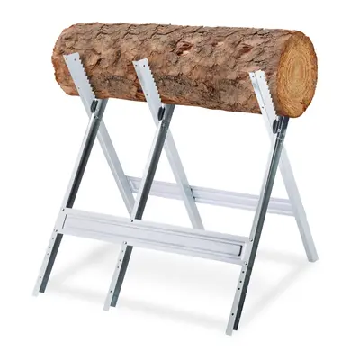 Sägebock Sägegestell Holzschneidebock 150 kg Klappbarer Sägebock Metall-Sägebock
