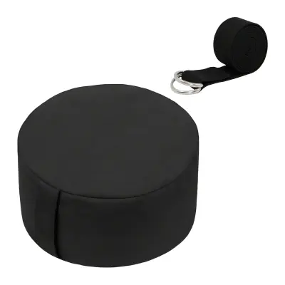 Meditationskissen Zafu Achtsamkeitskissen Yogakissen Zafu-Set mit Yogagurt