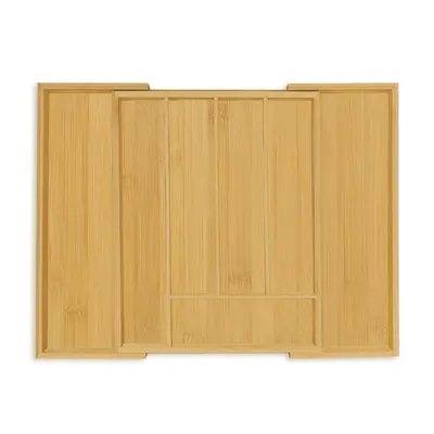 Besteckkasten Besteckorganizer Schubladen-Organizer 7 Fächer Bambus 5 Fächer