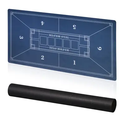 Pokermatte Pokertischauflage Poker Tischmatte Pokerteppich Pokerplatte 120x60 cm