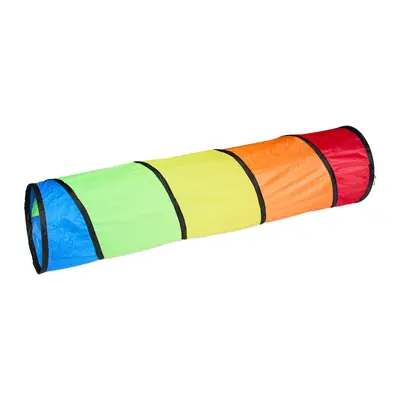 Spieltunnel Krabbeltunnel Kriechtunnel Kinderspieltunnel bunt Krabbelrolle lang