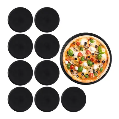 Pizzablech Pizzaform Rundblechset 10 Stück 32 cm Pizzablech Set Rundes Backblech