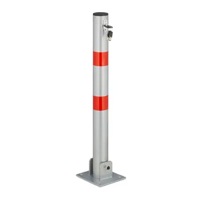 Absperrpfosten Absperrpoller Parkplatzsperre Klappbarer Poller pulverbeschichtet