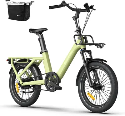 ADO Air One Ultra ebike Elektrofahrrad,BAFANG Motor,Riemenantrieb,3 Gang,20 Zoll