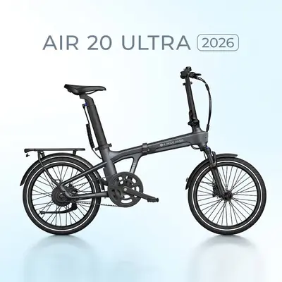 Bicicleta Eléctrica Plegable ADO Air 20Ultra Ebike Correa Bafang 50Nm 3V NFC App