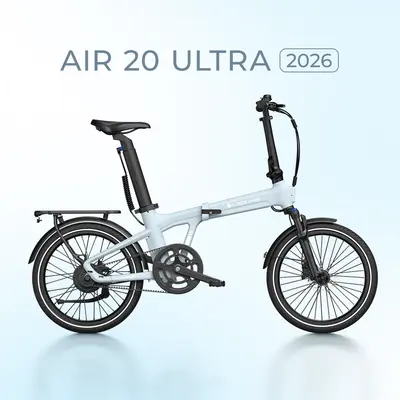ADO Air 20 Ultra EBike 20" klapprad,eFahrrad Bafang 3Gang,250W,50Nm,LCD NFC+APP