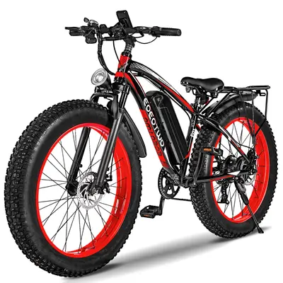 E-Bike für Erwachsene, 26*4.0" Fetter Reifen Elektrofahrrad Für Stadtpendler
