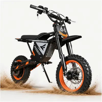 E Bike Herren,Elektrofahrrad 12/10 Zoll Tire E-Mountainbike Vollfederung E-Bike